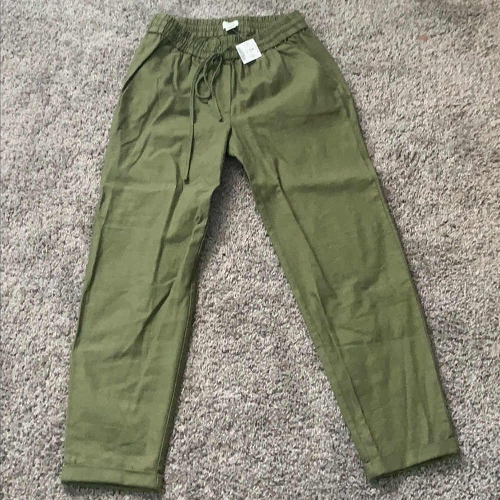 Size 0 green Jcrew pants
